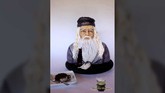 Dumbledore adalah sosok kepala sekolah sihir Hogwarts. Sosoknya yang bijak menjadi pilihan pembuat kue Avalon Yarnes untuk menciptakan kue ulang tahun yang menakjubkan. (Dok. Akun Facebook Birthday Mischief Managed).