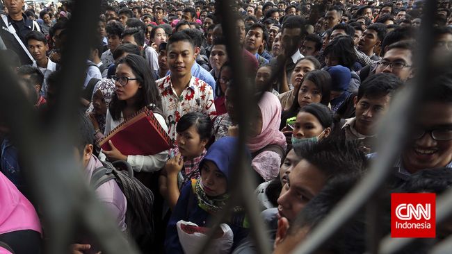 BPS: Jumlah Pengangguran di Indonesia Menciut 530 Ribu Orang