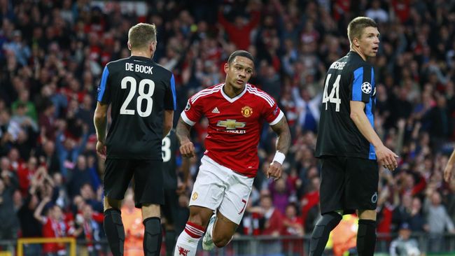 Catatan Hebat Depay Usai Pertandingan Mu Vs Brugge