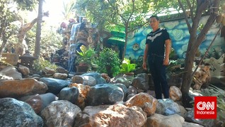 Taman Unik di Semarang, Terbuat dari 380 Ton Batu Akik