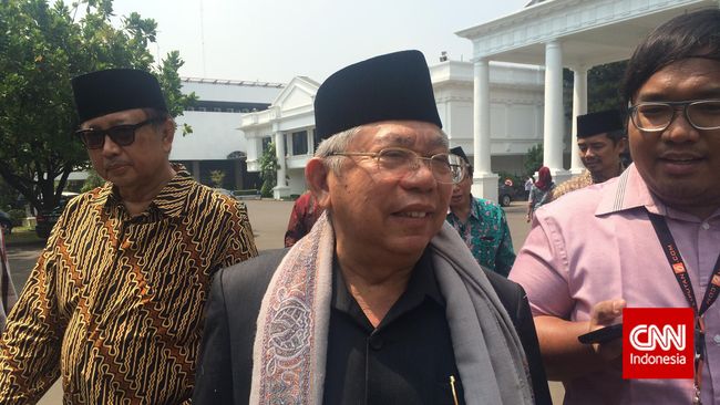 Usai Bertemu Jokowi, Ma'ruf Amin Sebut Aksi 313 Tak Perlu