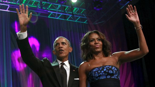 Barack-Michelle Obama Garap Serial dan Film dengan Netflix