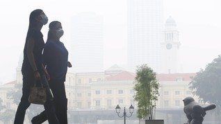 Kabut Asap Karhutla Bikin Warga Malaysia Kena Radang Mata