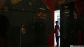 Ruang Gamad (ruang seragam angkatan darat) di Museum Jendral Besar A.H Nasution, Jakarta, Rabu (30/9). (CNN Indonesia/ Safir Makki)