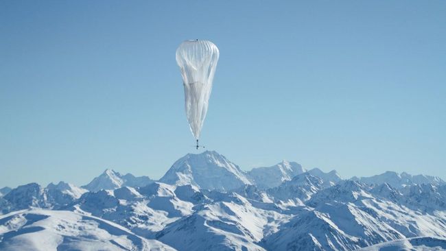 Balon Google Terbang Lebih Tinggi dari Pesawat Komersial