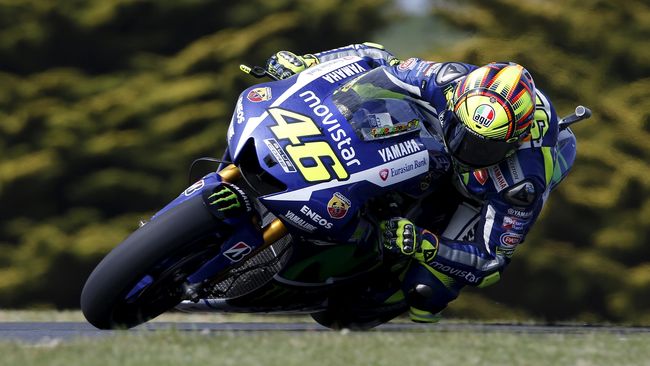 Ketagihan Membalap, Rossi Belum Ingin Pensiun