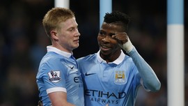 Iheanacho Hattrick, ManCity Menang 4-0 atas Aston Villa
