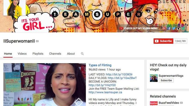 Lilly Singh, Artis YouTube Berpenghasilan Rp 34 Miliar