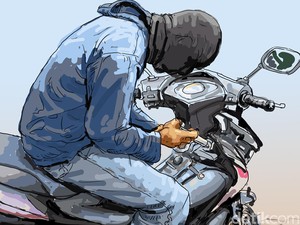 Pria Jepara Gondol Motor Wanita Tukang Pijat Kenalan di Medsos