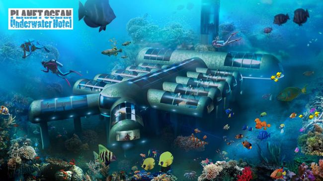 Indonesia Jadi Target Lokasi Hotel Bawah Laut Futuristik