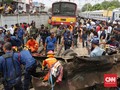Satu Jenazah Penumpang Metromini Belum Diambil Pihak Keluarga