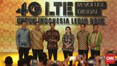 Peresmian ini dilakukan di Museum Gadjah, Jokowi yang ditemani oleh Menkominfo Rudiantara, Menteri Perindustrian Saleh Husein, Menteri Polhukam Luhut Pandjaitan, Menteri PMK Puan Maharani dan Gubernur DKI Jakarta Basuki T Purnama. Foto: CNN Indonesia/Safir Makki