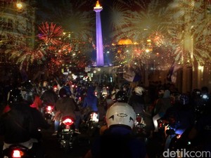 Catat! Ada Car Free Night di Sudirman-Thamrin saat Malam Tahun Baru