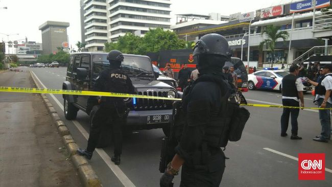 Pasca Teror Sarinah, Polisi Belum Bisa Pastikan Jumlah Pelaku