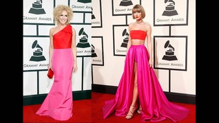 Baju 'Kembaran' Taylor Swift dan Kimberly Schlapman di Grammy