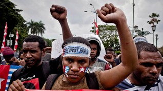 Polisi Tangkap Ratusan Peserta Unjuk Rasa di Abepura