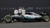 Mercedes bahkan mengklaim kekuatan mesin mereka menyamai era 2005 ketika mobil-mobil Formula 1 masih bermesin V8. (Reuters/Sergio Perez)