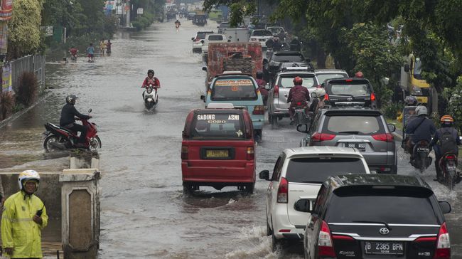 Hujan Merata di Jakarta, Sejumlah Wilayah Tergenang