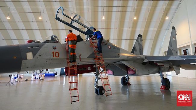 KTT OKI Usai, Empat Sukhoi Kembali dari Jakarta ke Makassar