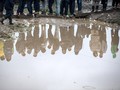 Ratusan Imigran Mogok Makan Menuntut Masuk Uni Eropa