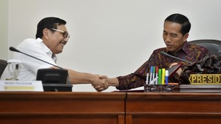 Jokowi Beri Luhut Kewenangan Angkat Lima Staf Khusus
