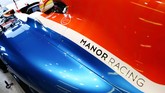 Salah satu bagian sponsor terpenting, adalah penutup mesin. Tapi Manor belum mendapatkan perusahaan yang mengisi area tersebut. (CNN Indonesia Rights Free/Manor Grand Prix Racing Ltd)