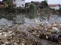 Bengawan Solo Meluap Akibat Drainase Terhambat Sampah