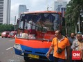 Jalan Sudirman-Thamrin Steril dari Metromini dan Kopaja