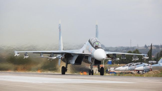 Jet Tempur Sukhoi Rusia Jatuh di Suriah, Dua Tewas
