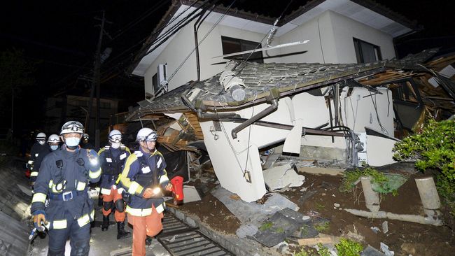Gempa di Jepang Tewaskan Sembilan Orang, Ratusan Terluka