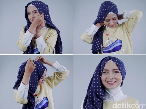  Tutorial Hijab ke Pantai dari Si Cantik Pandan Juara 2 