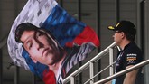 Pebalap Rusia Daniil Kvyaat merupakan satu-satunya pebalap Rusia di ajang Grand Prix F1. Ajang GP Rusia pun menjadi sangat emosional bagi dirinya. (Reuters/Maxim Shemetov)