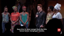 Bono 'U2' dan Nyong'O Kenang Korban Penculikan Boko Haram