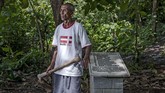 Keberadaan makam tersebut sempat ditutup-tutupi oleh warga sekitar karena takut pada rezim orde baru. (Getty Images/Ulet Ifansasti)
