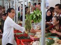 Resmikan Pasar Boyolali, Jokowi Pakaikan Celemek Pedagang