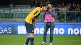 Musim lalu, Luca Toni masih membuktikan ketajamannya di depan gawang dengan menjadi penyerang tersubur Serie-A bersama Mauro Icardi. (Dino Panato/Getty Images)