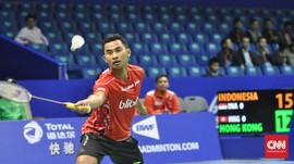 Potret Kemenangan Perdana Tim Thomas Indonesia