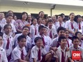 Ahok Tinjau Pelaksanaan Ujian Sekolah Dasar Hari Pertama