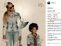 Gaya Rocker Gucci ala Beyonce dan 'Kembaran Kecilnya'