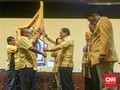 Demisioner, Aburizal Serahkan Bendera Golkar ke Nurdin Halid