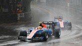 Trek Sirkuit Jalan Raya Monte Carlo yang basah di awal balapan diakui Rio Haryanto menyulitkan dirinya tampil maksimal di GP Monako. (Dok. Manor Grand Prix Racing Ltd)
