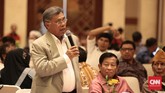 Simposium Nasional 'Mengamankan Pancasila dari Kebangkitan PKI dan Ideologi Lain' disebut digelar dengan pendekatan ideologi, yakni Pancasila. Simposium ini akan memberikan rekomendasi kepada pemerintah, seperti yang dilakukan Panitia Simposium Membedah Tragedi 1965. (CNN Indonesia/Andry Novelino)