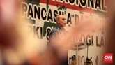 Simposium Nasional 'Mengamankan Pancasila dari Kebangkitan PKI dan Ideologi Lain' digagas Gerakan Bela Negara, sejumlah ormas Islam, berbagai organisasi purnawirawan TNI-Polri, dan beberapa unsur kepemudaan. (CNN Indonesia/Andry Novelino)