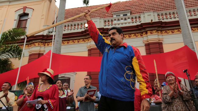 Dijatuhi Sanksi oleh AS, Maduro Sebut Trump Putus Asa