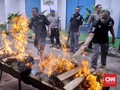 Polda Metro Musnahkan Sabu dan Ganja Hasil Kejahatan