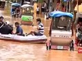 Curah Hujan Tinggi, Jalanan India Berubah Jadi Sungai