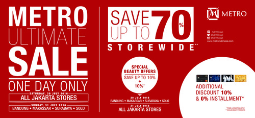 Metro Ultimate Sale Up to 70% Metro Ultimate Sale Up to 70%
