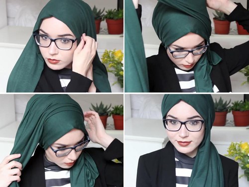 Tutorial Hijab Pashmina Untuk Orang Berkacamata | tutorial hijab semi turban untuk wanita berkacamata Tutorial Hijab Pashmina Untuk Orang Berkacamata | tutorial hijab semi turban untuk wanita berkacamata
