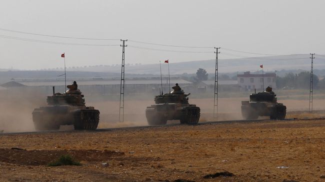 Tentara Turki Tiba di Suriah