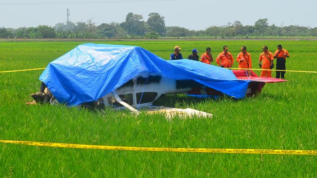 Kerusakan Mesin Diduga Penyebab Kecelakaan Pesawat di Cirebon